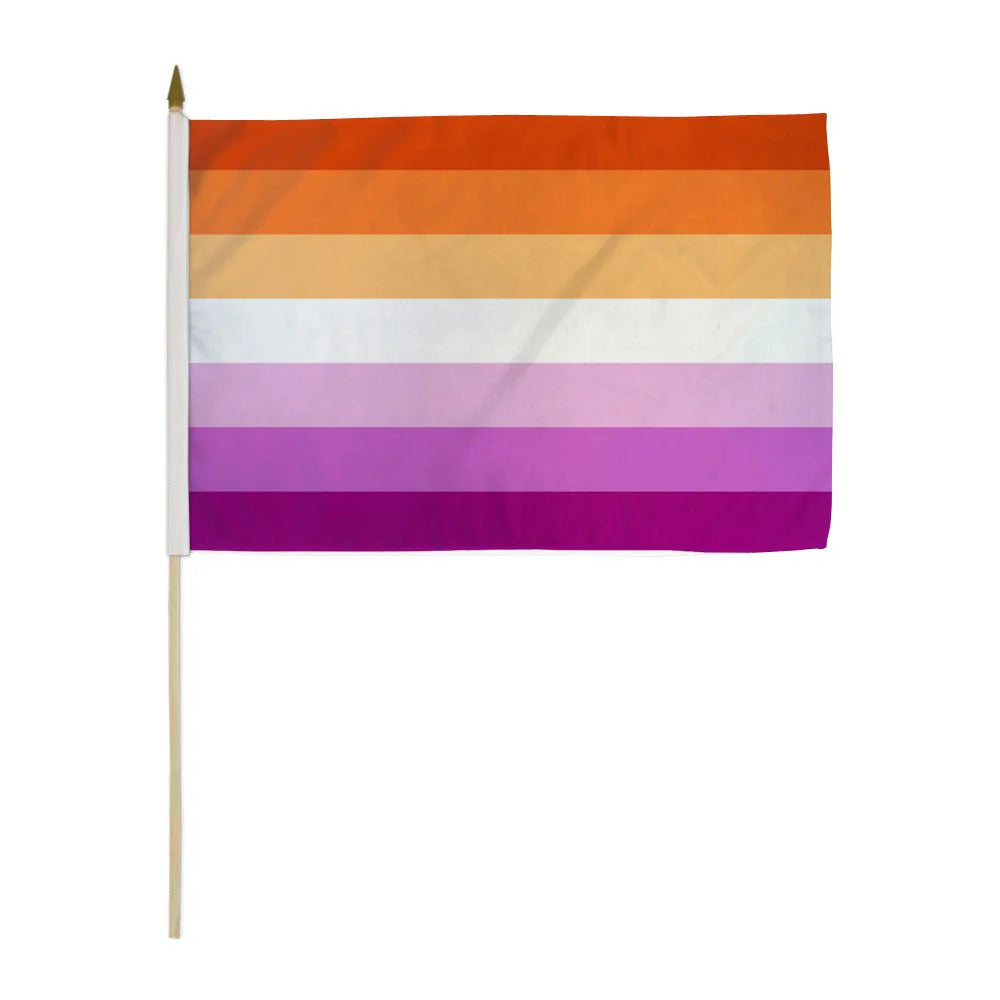 Lesbian Sunset Håndflagg 30x45 cm