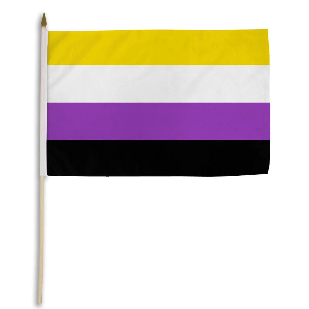 Non-Binary Håndflagg 30x45 cm