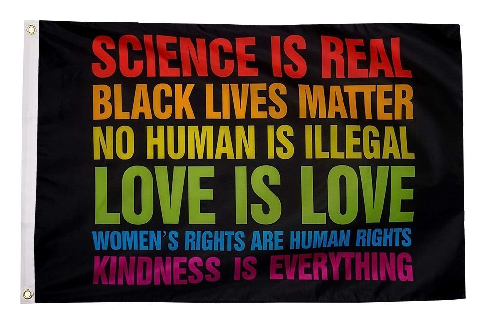 Science Is Real Blm Flagg 90x150 cm