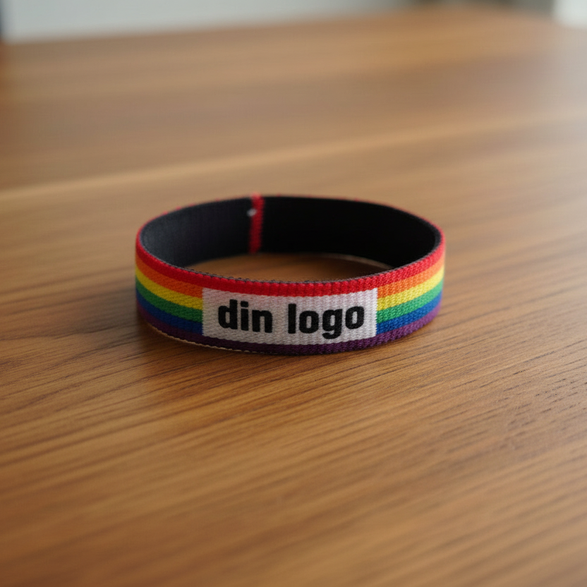 Spesialproduksjon Elastisk armbånd Regnbue