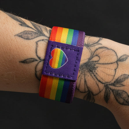 Elastisk Pride Hjerte Armbånd