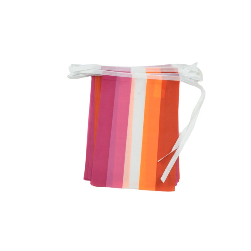 MINI Lesbisk Pride Bunting Flag 6,6 m