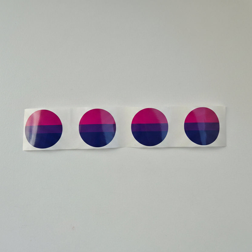 Klistremerke Bi Pride 4 stk