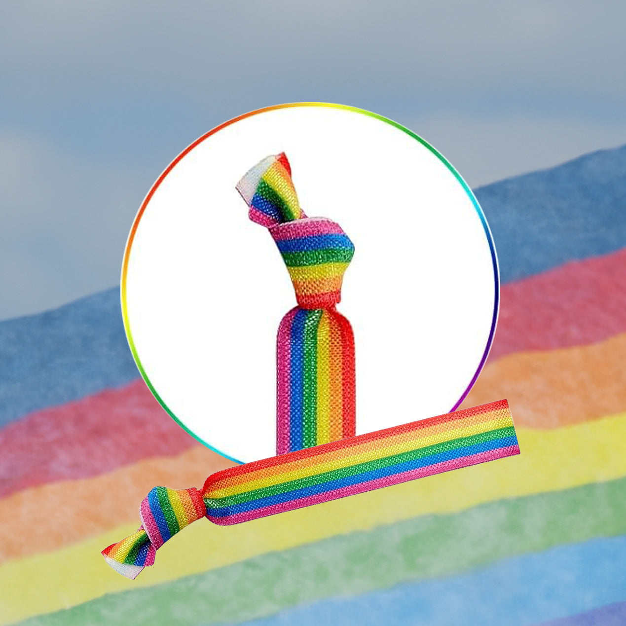 Pride armbånd regnbue