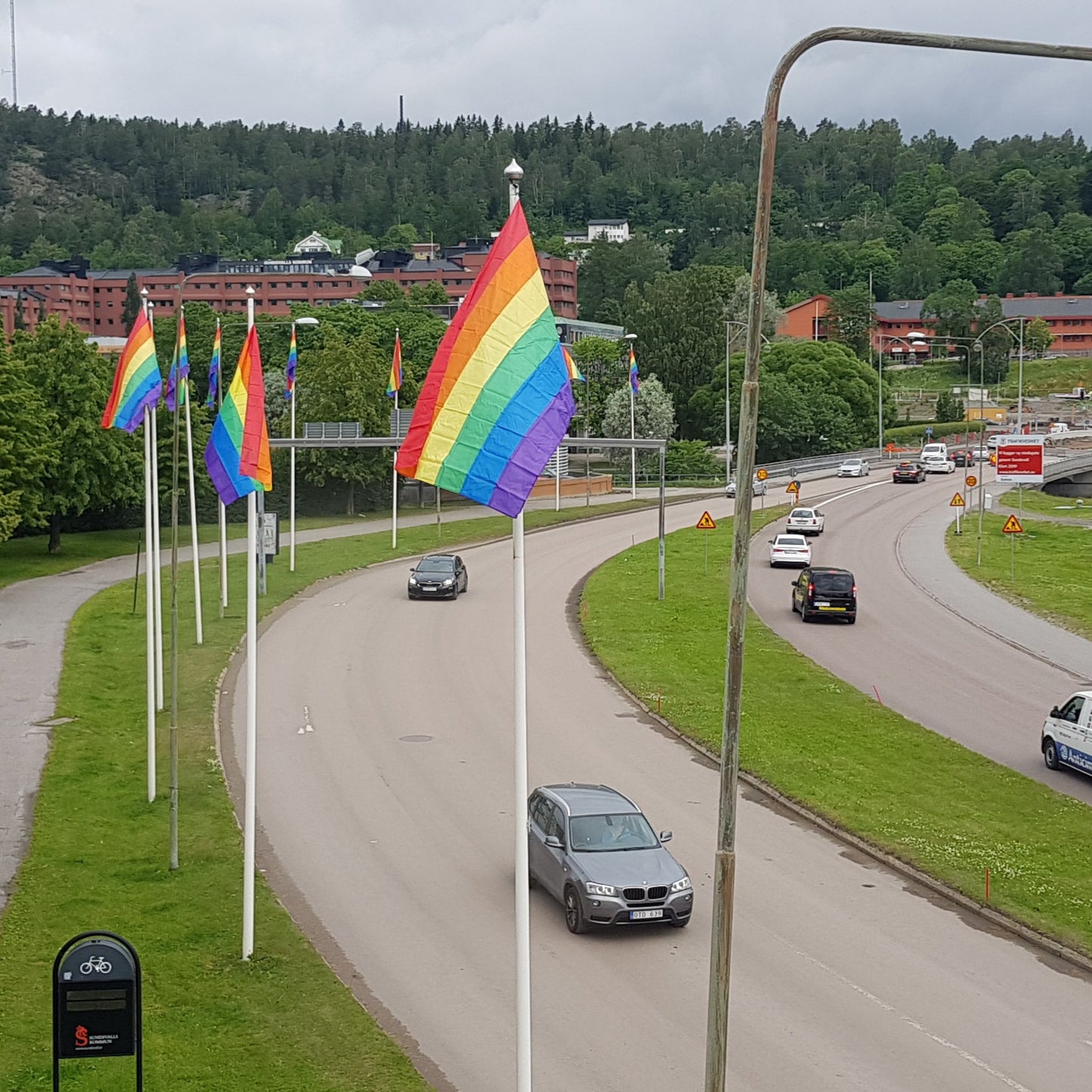 Pride Flaggstang Flagg 150x250 cm