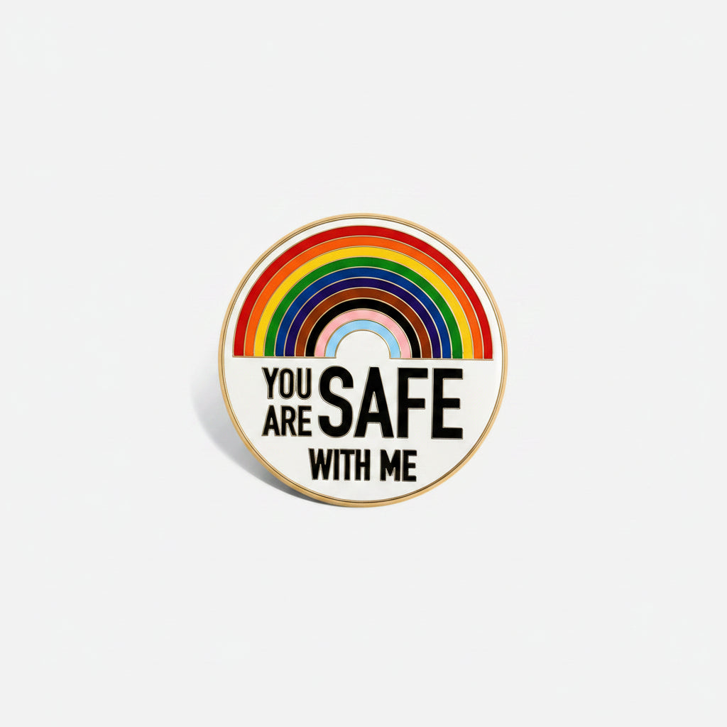 Pride Pin You are Safe With Me