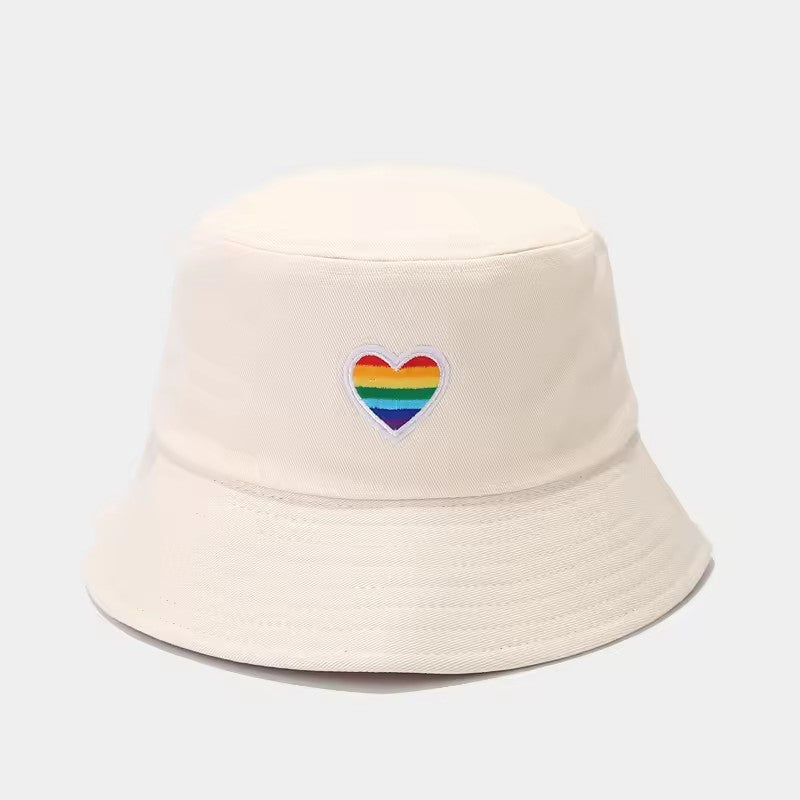 Pride bøttehatt Beige