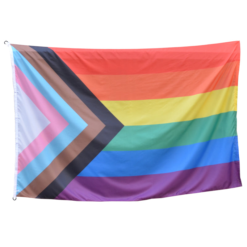 Progress Pride Flaggstang Flagg 180x300 cm