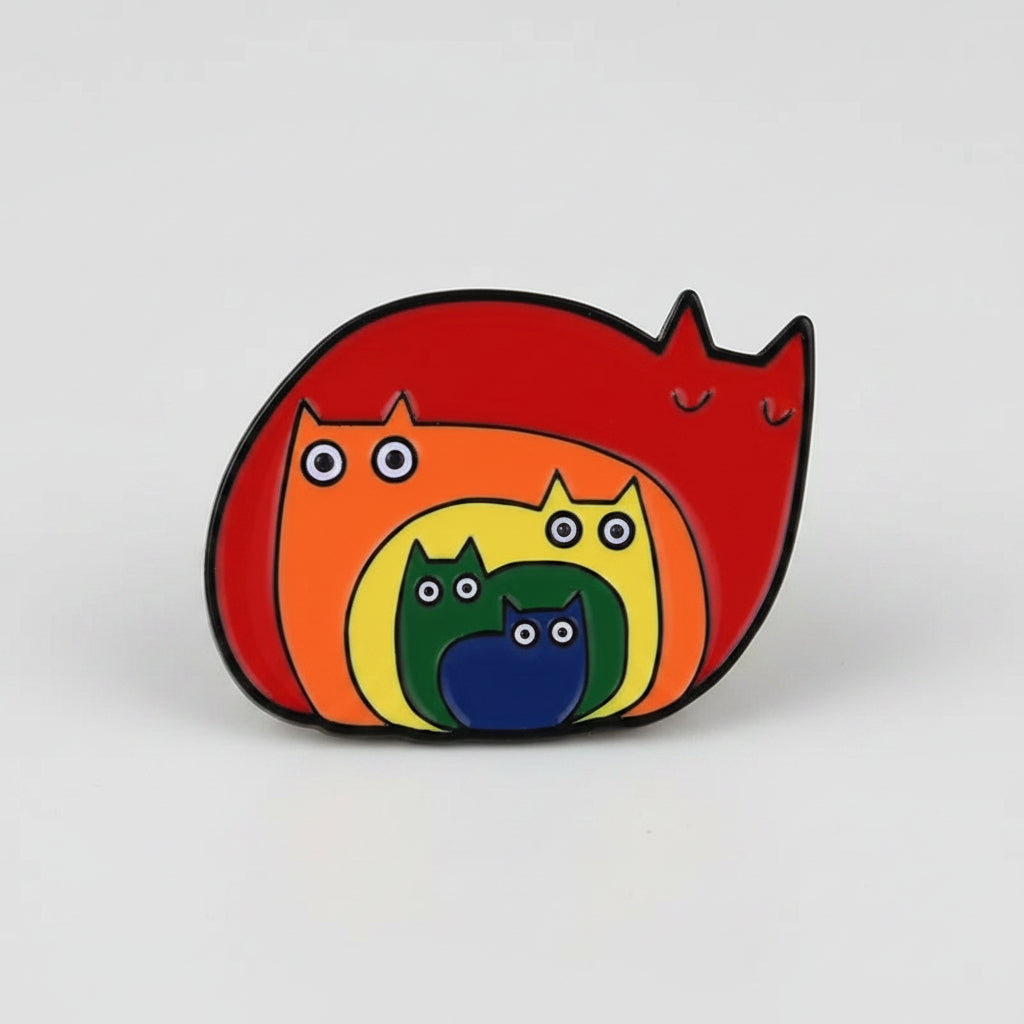 Pusekatt Pride Pin