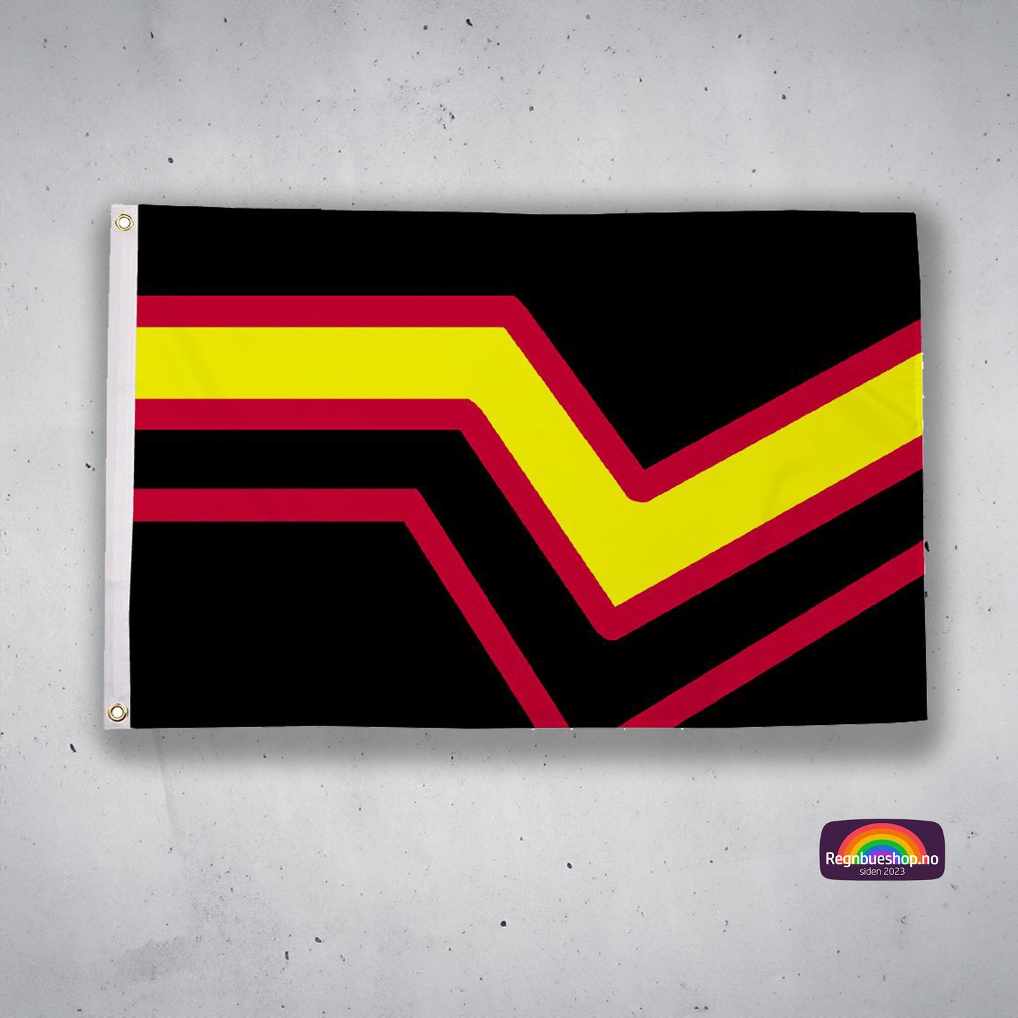 Rubber Pride Flagg 90x150 cm