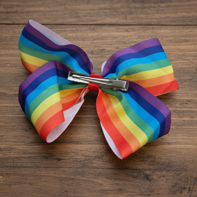 Stor pride spenne med sløyfe