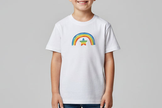 T-Shirt JR Regnbue