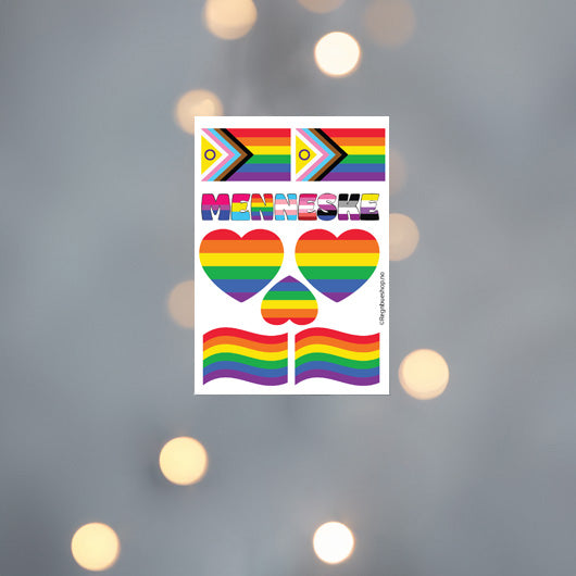 Pride Temporary Tattoo 8 Stk