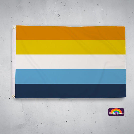 Regnbueshop - Aroace Pride flagg 90x150 cm - Flagg