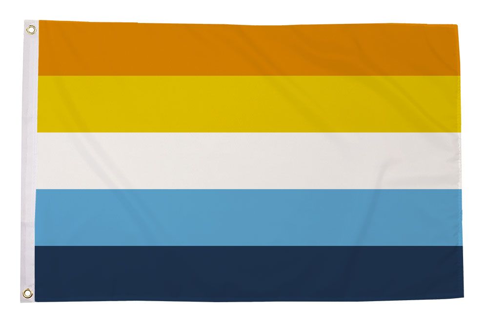 Regnbueshop - Aroace Pride flagg 90x150 cm - Flagg