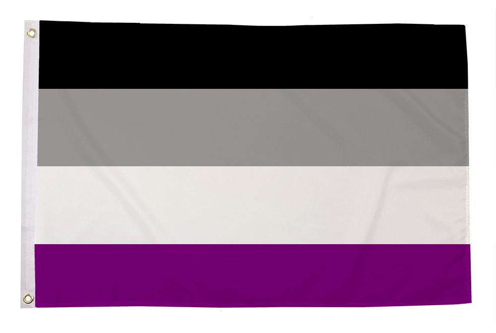 Regnbueshop - Aseksuell Pride Flagg 240x150 - Flagg