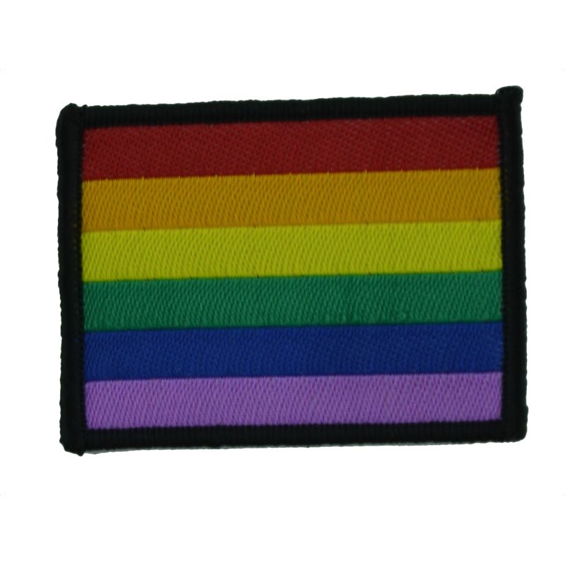 Regnbueshop - Broderings Regnbue Flagg - Strykelapp