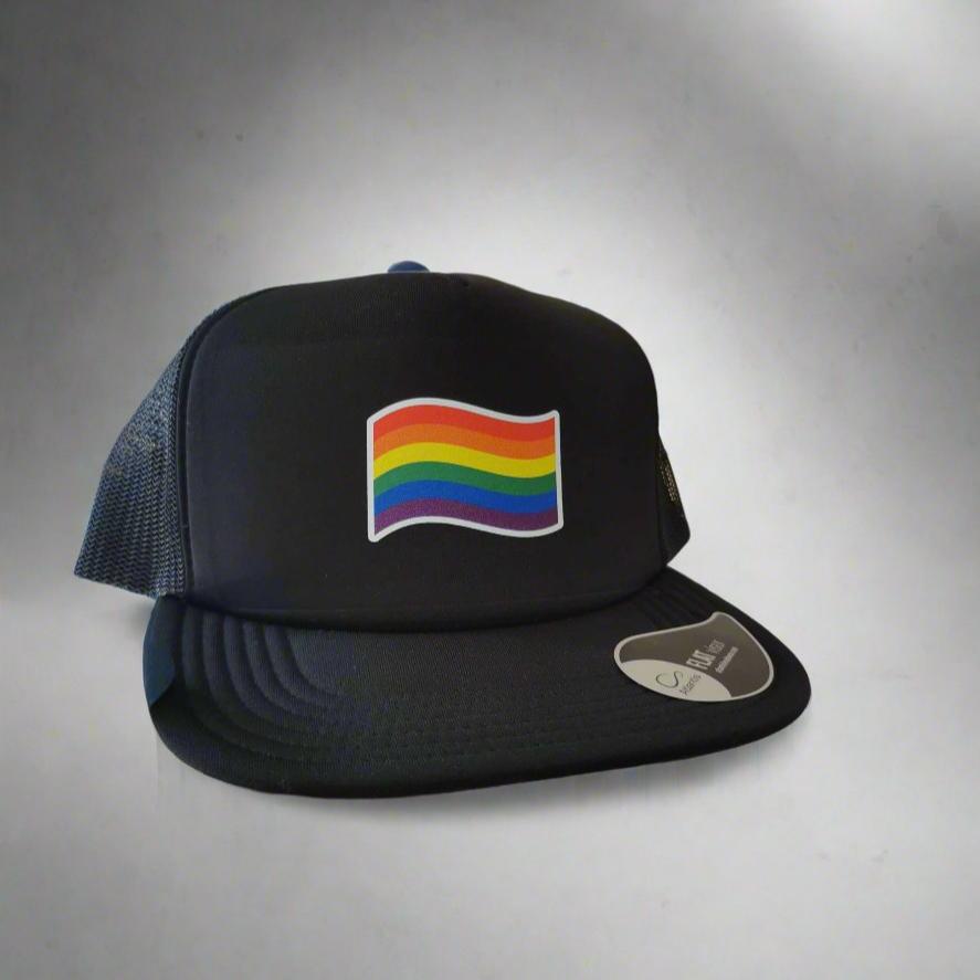 Regnbueshop - Caps 90S Flat Brem Flagg - Klær & Caps