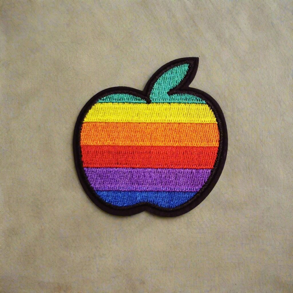Regnbueshop - Eple Strykelapp - Strykelapp