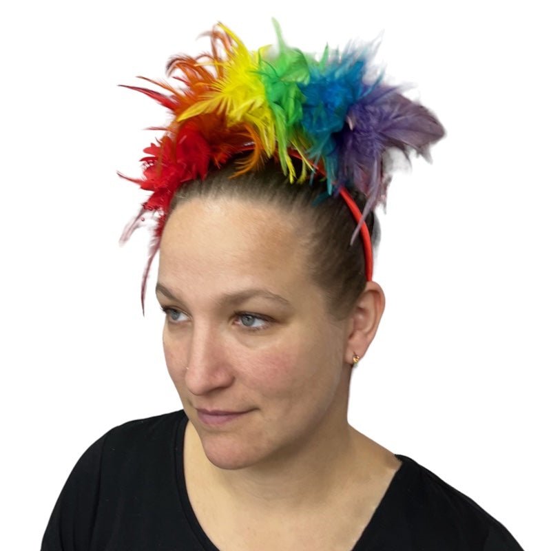 Regnbueshop - Fjærhodebånd Pride - Accessories