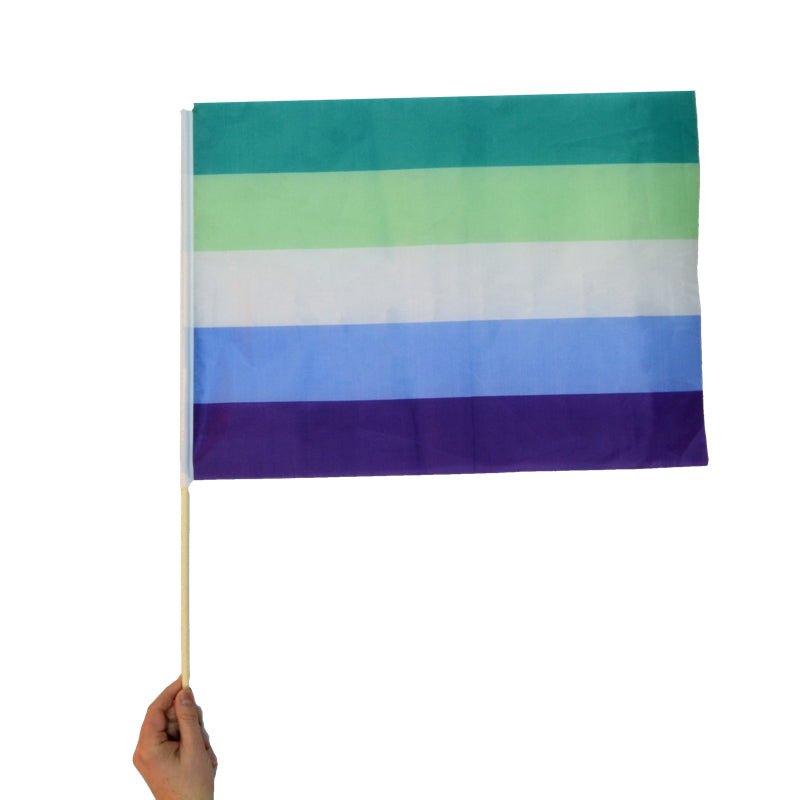 Regnbueshop - Flagg Homofil Mann 40X60 cm - Flagg