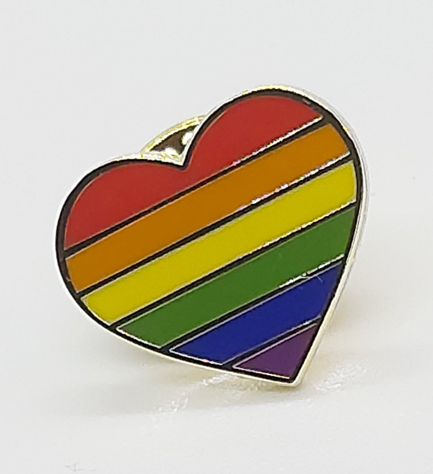 Regnbueshop - Hjerte Pin Liten - Pin