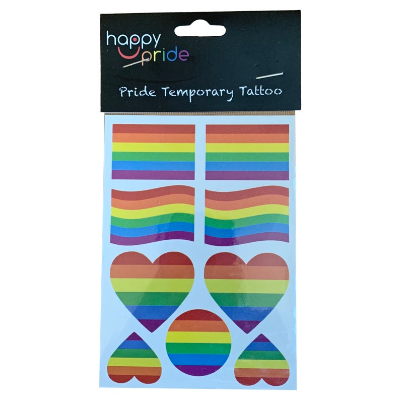 Pride Temporary Tattoo 9 Stk