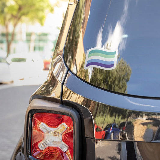 Regnbueshop - Klistremerke Utendørs Gay Man - Klistremerker