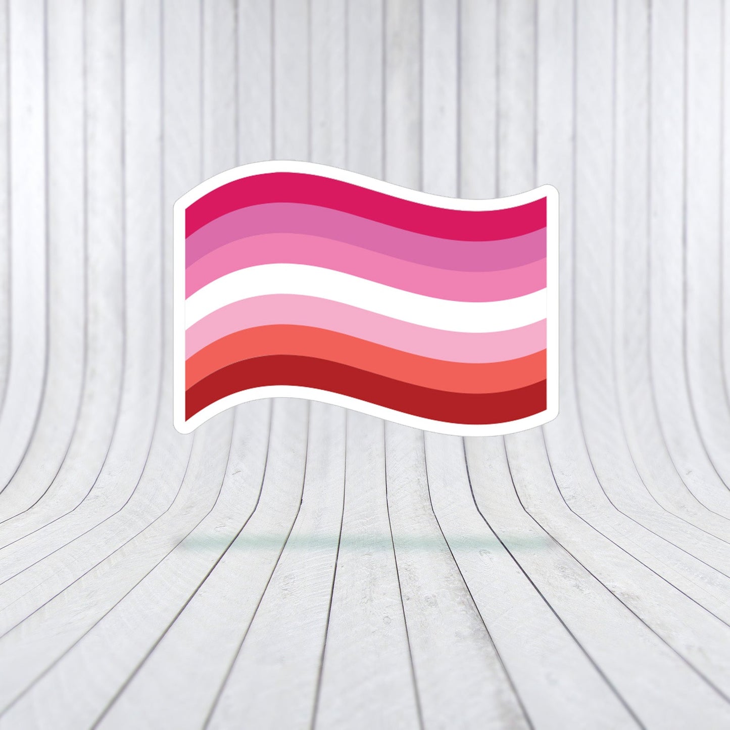 Regnbueshop - Klistremerke Utendørs Lesbisk - Klistremerker