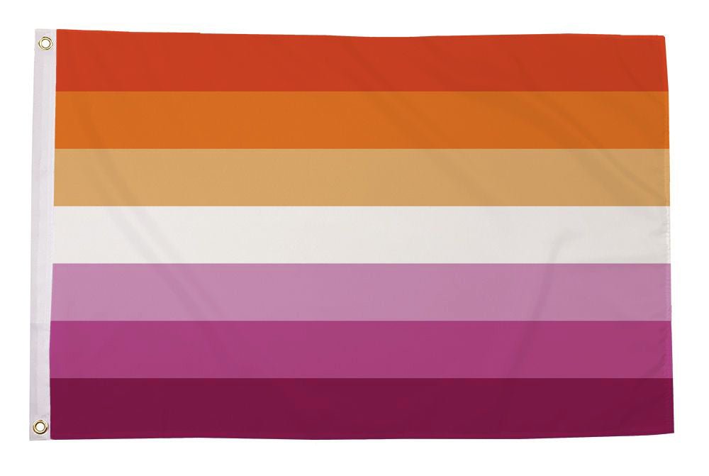 Regnbueshop - Lesbian Sunset Pride 90x60 cm - Flagg