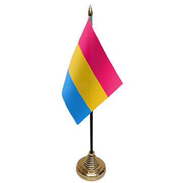 Regnbueshop - Micro Flagg Pan Bord/håndflagg 15x10 cm - Flagg