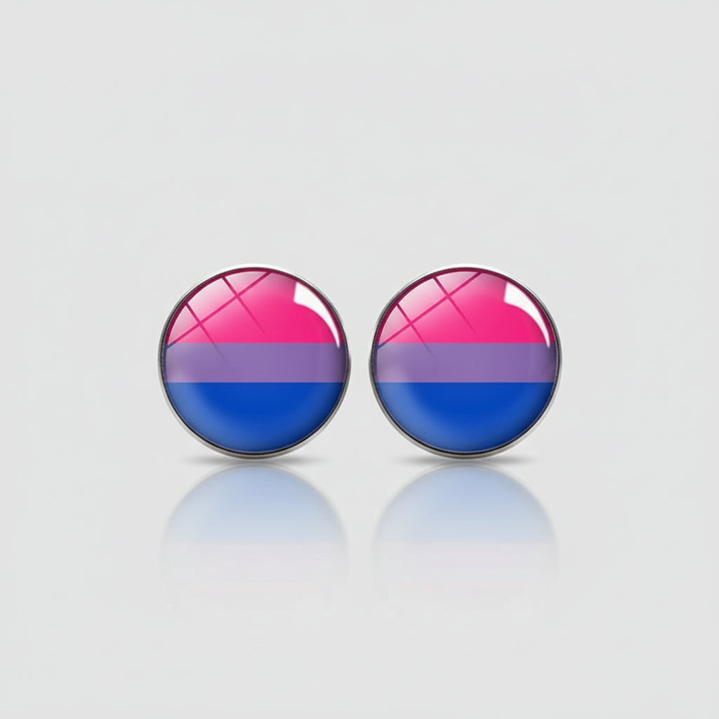 Regnbueshop - Øredobb Bisexual 2 Pk - Accessories