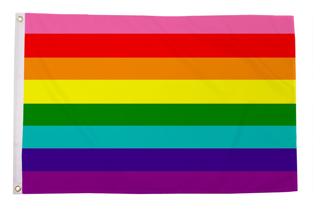 Regnbueshop - Original 8 Striped 90x150 cm - Flagg