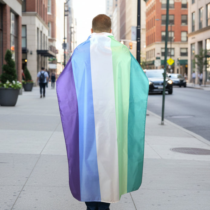 Regnbueshop - Partyflagg Gay man Pride Flagg XL - Flagg