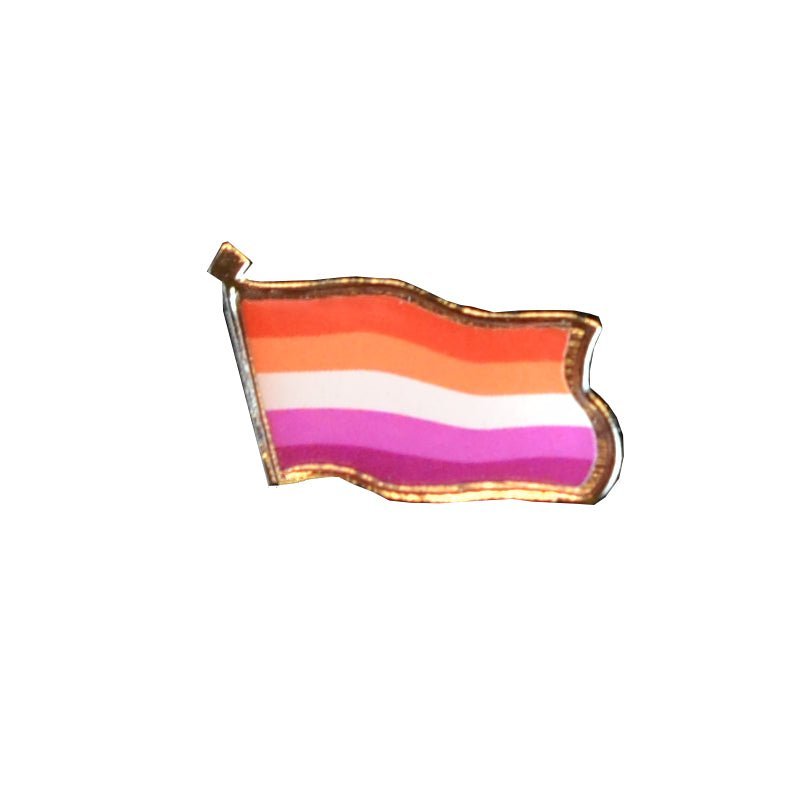 Regnbueshop - Pin Lesbisk Flagg Liten - Pin