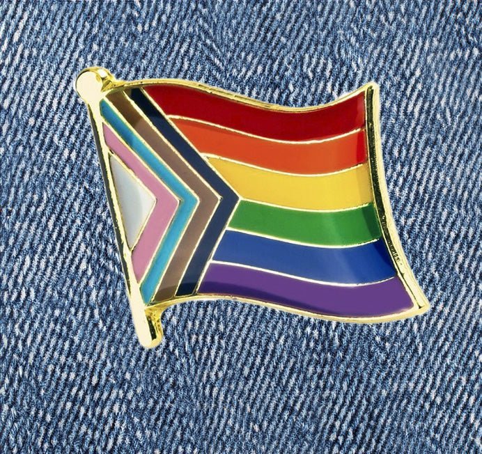 Regnbueshop - Pin Progress Pride Flag - Pin