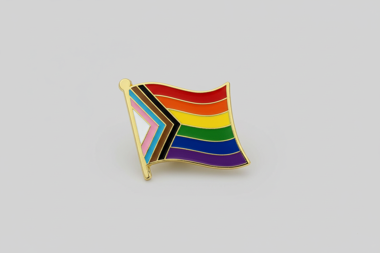 Pin Progress Pride Flag