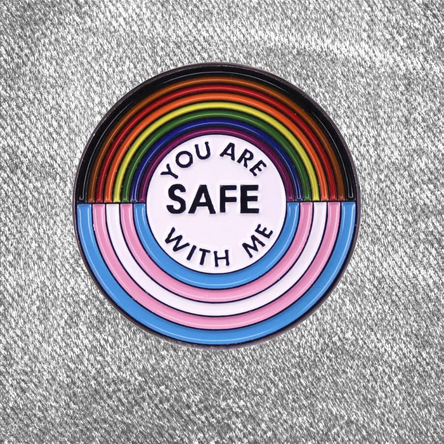 Regnbueshop - Pin: You are safe with me - Pin