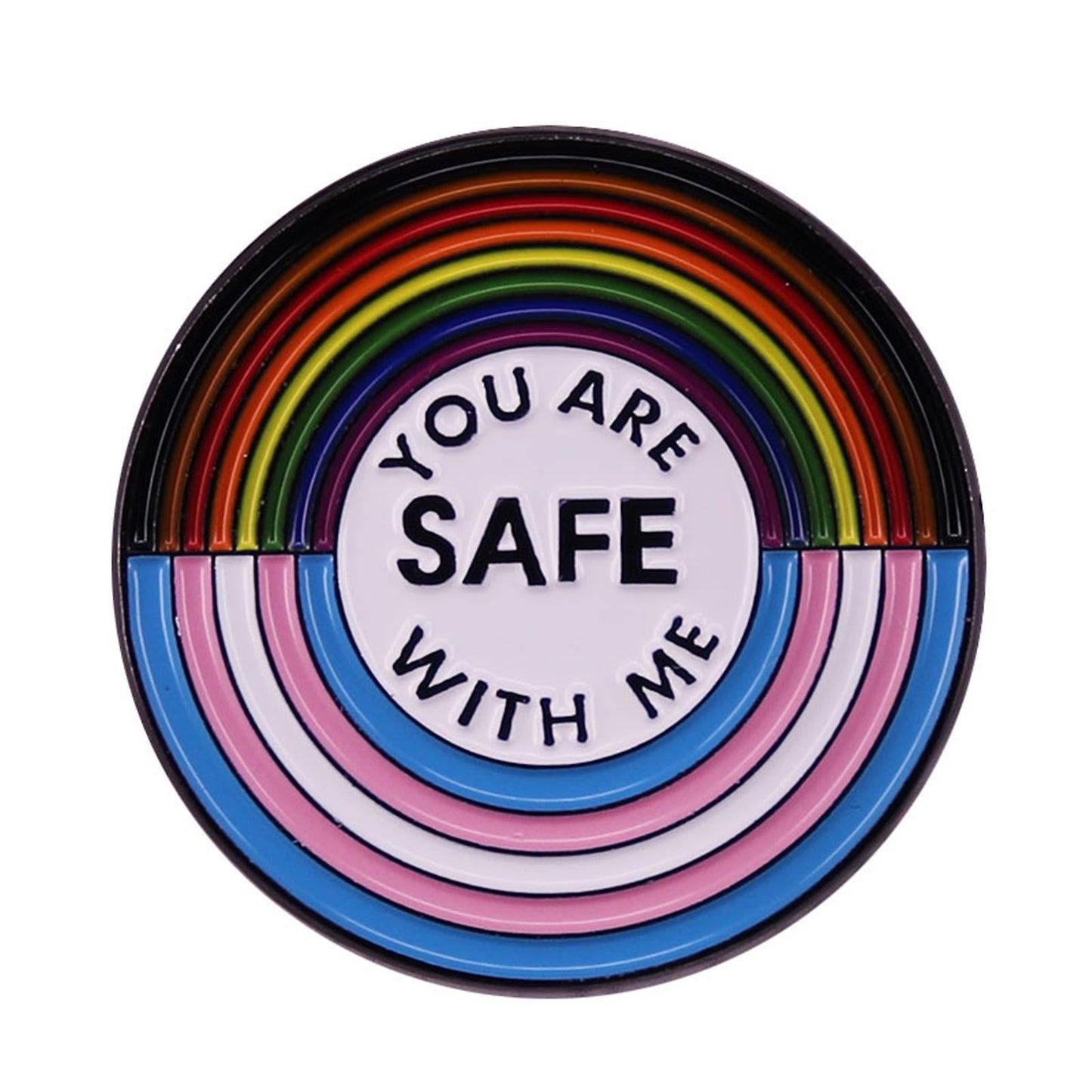 Regnbueshop - Pin: You are safe with me - Pin