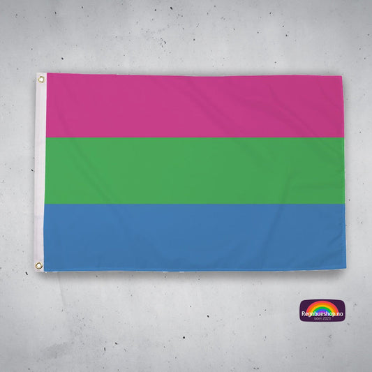 Regnbueshop - Polysexual flagg 90x150 cm - Flagg