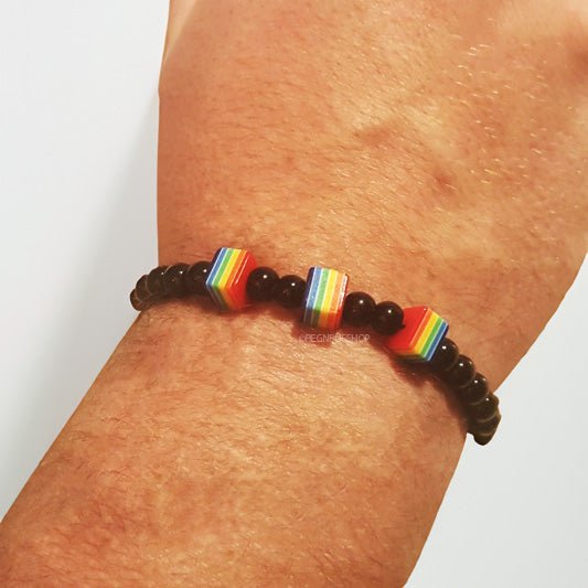 Regnbueshop - Pride Armbånd Kube - Accessories