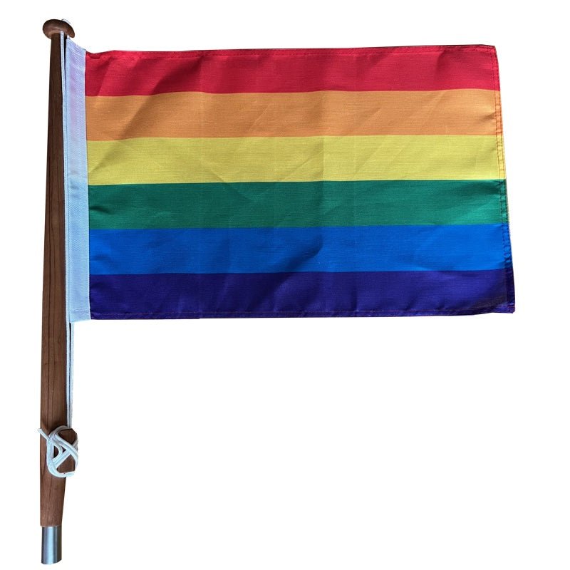 Regnbueshop - Pride Båt Flagg Liten - Flagg