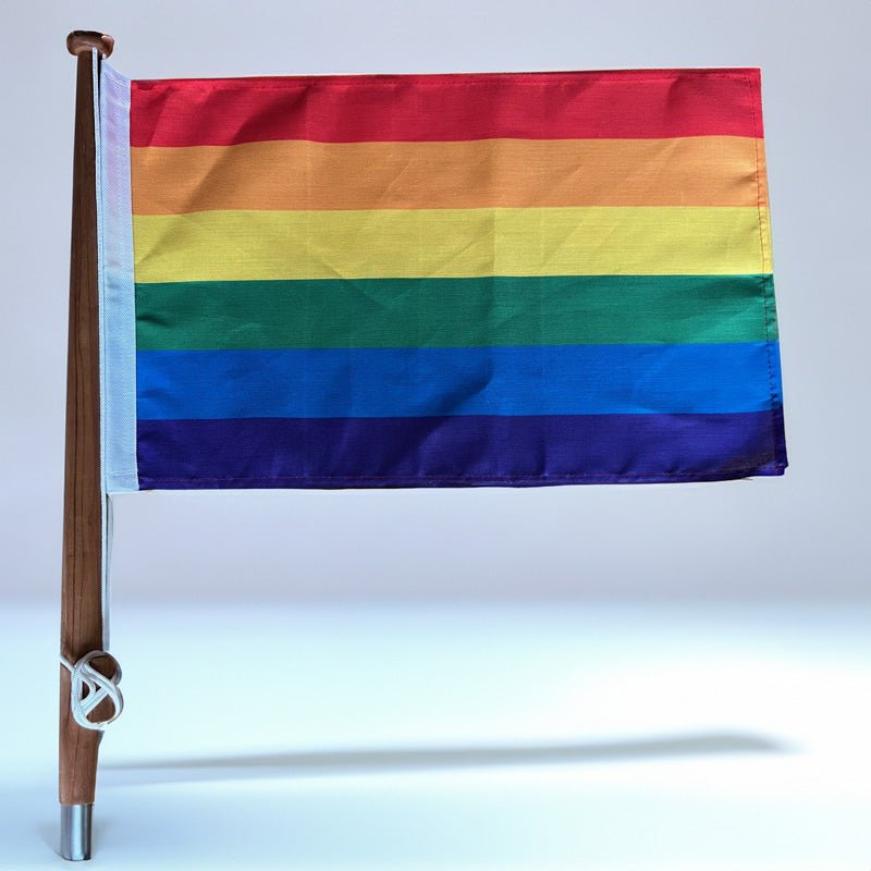 Regnbueshop - Pride Båt Flagg Liten - Flagg