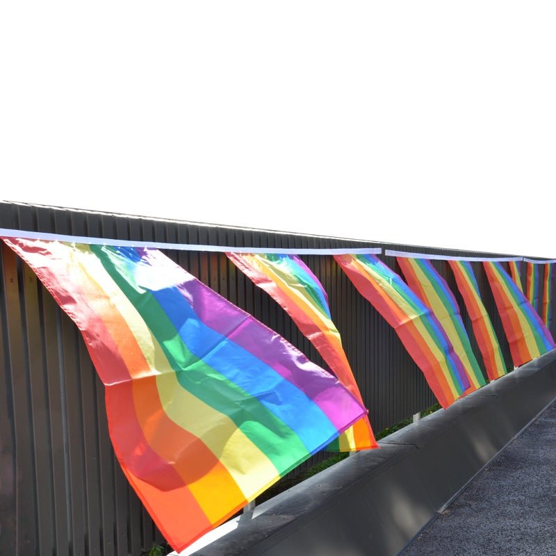 Regnbueshop - Pride Bunting Flag Large - Flagg