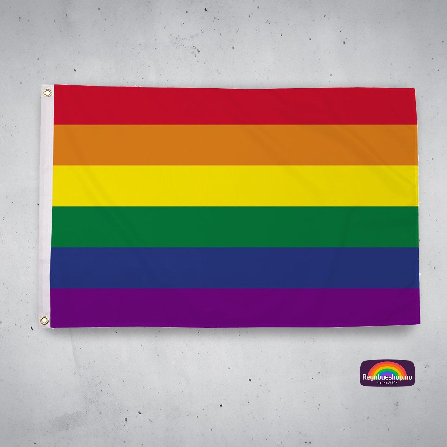 Regnbueshop - Regnbueflagg Nylon 90x60 cm - Flagg