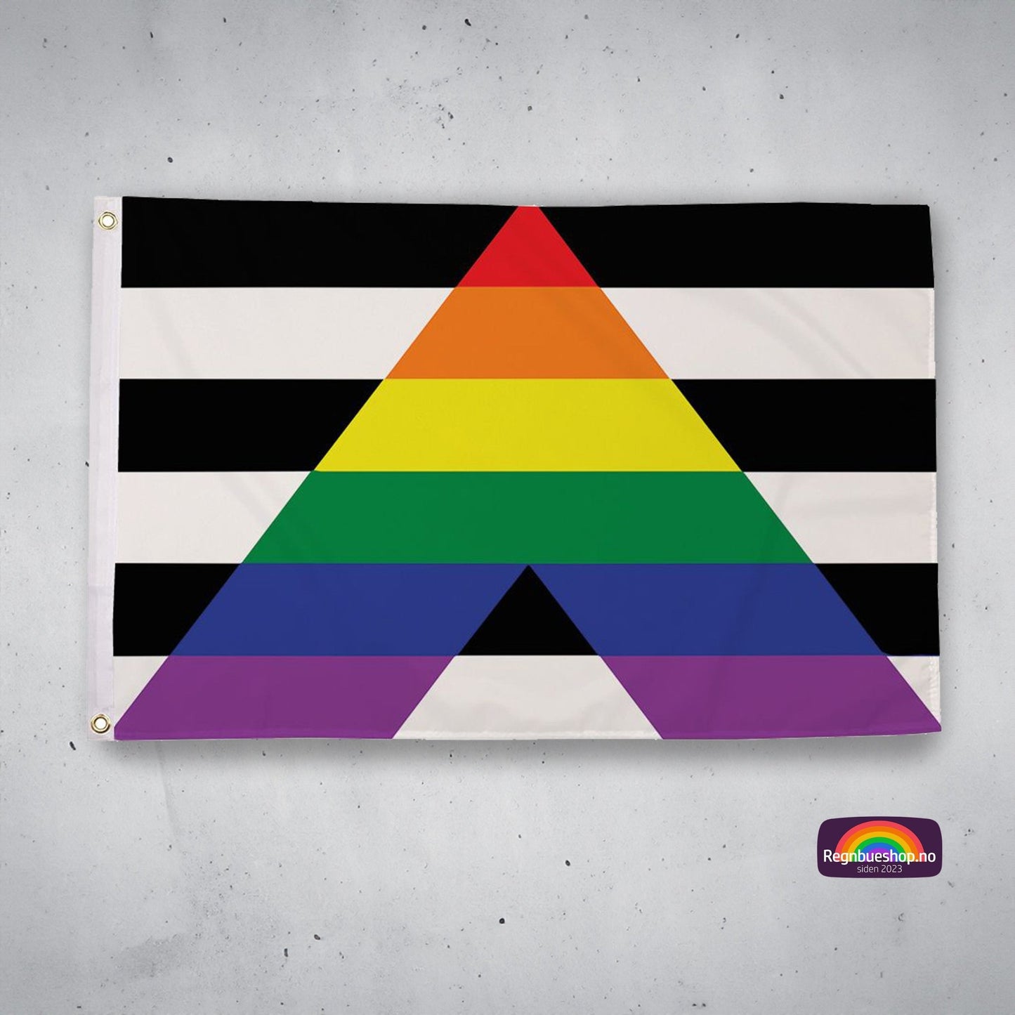 Regnbueshop - Straight Ally Pride flagg 90x150 cm - Flagg