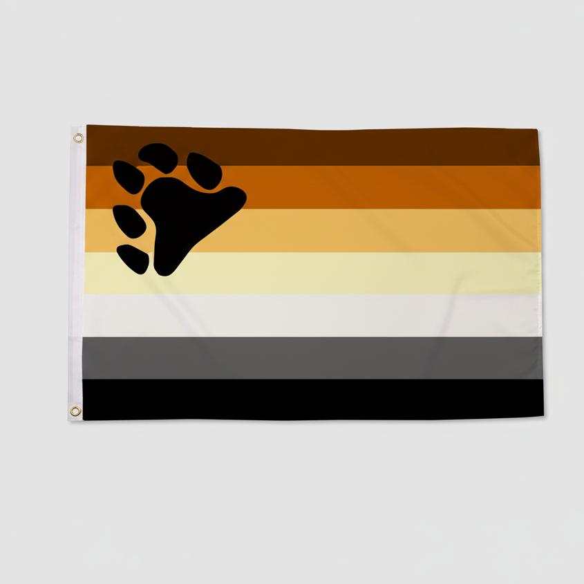 Gay Pride Bear flagg 90x60 cm