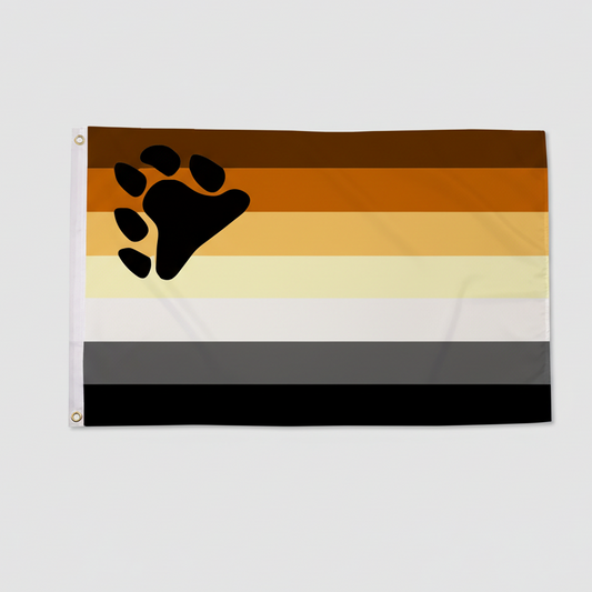 Gay Pride Bear flagg 90x60 cm