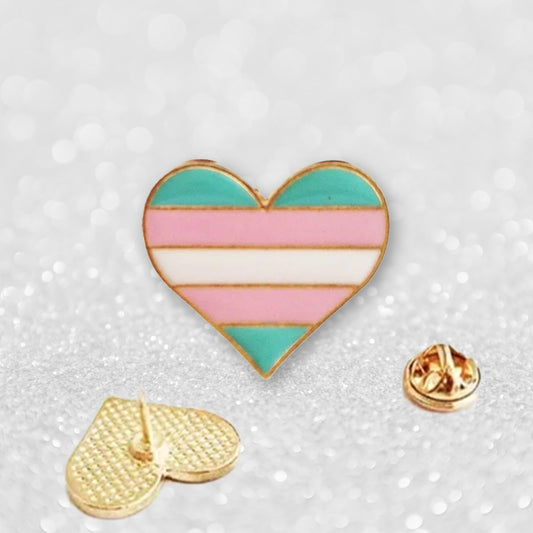 Regnbueshop - Hjerte Pin 6 - Accessories