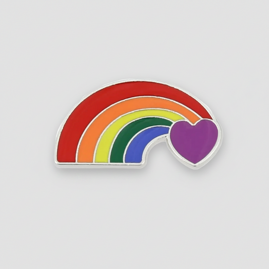 Regnbue Pride Pin hjerte med hale